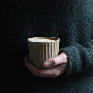 ~ PRE-ORDER ~ CARVED COFFEE CUP