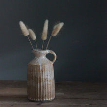 Load image into Gallery viewer, FRECKLED CARVED VASE #1