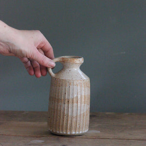 FRECKLED CARVED VASE #1