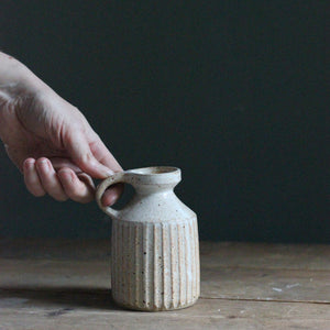 FRECKLED CARVED VASE #3