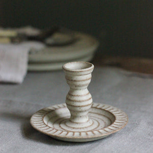 CARVED CANDLE HOLDER #4