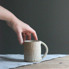 Load image into Gallery viewer, TALL CARVED MUG #3