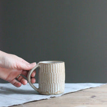 Load image into Gallery viewer, TALL CARVED MUG #3