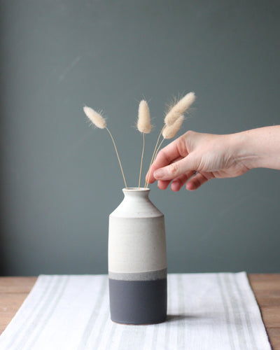 TOASTED CHARCOAL VASE #2