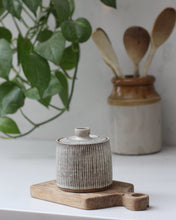 Load image into Gallery viewer, SGRAFFITO LIDDED JAR