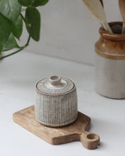 Load image into Gallery viewer, SGRAFFITO LIDDED JAR