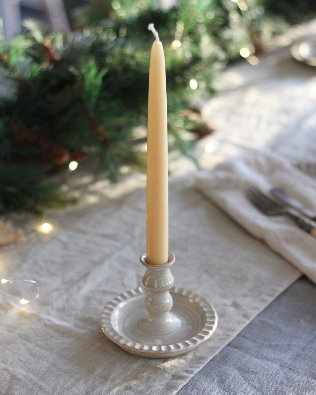 CARVED CANDLE HOLDER #2