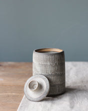 Load image into Gallery viewer, SGRAFFITO LIDDED JAR #3