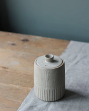 Load image into Gallery viewer, CARVED LIDDED JAR #1
