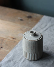 Load image into Gallery viewer, CARVED LIDDED JAR #1