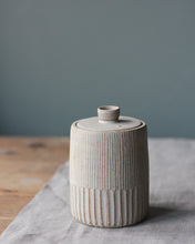 Load image into Gallery viewer, CARVED LIDDED JAR #1