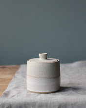 Load image into Gallery viewer, TOASTED WHITE LIDDED JAR #1