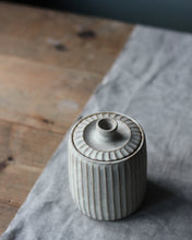 Load image into Gallery viewer, CARVED LIDDED JAR #2