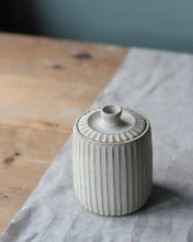 Load image into Gallery viewer, CARVED LIDDED JAR #2
