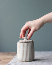 Load image into Gallery viewer, CARVED LIDDED JAR #2