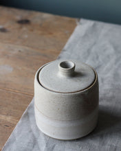 Load image into Gallery viewer, TOASTED WHITE LIDDED JAR #1