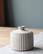 Load image into Gallery viewer, CARVED LIDDED JAR #7