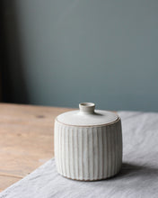 Load image into Gallery viewer, CARVED LIDDED JAR #5