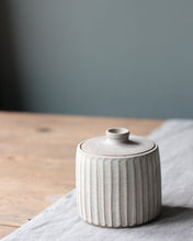 Load image into Gallery viewer, CARVED LIDDED JAR #6