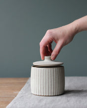 Load image into Gallery viewer, CARVED LIDDED JAR #5