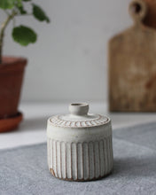 Load image into Gallery viewer, CARVED LIDDED POT #9