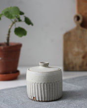 Load image into Gallery viewer, CARVED LIDDED POT #10