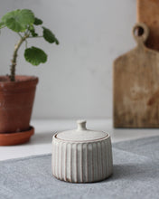 Load image into Gallery viewer, CARVED LIDDED POT #11
