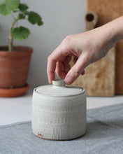 Load image into Gallery viewer, CARVED LIDDED POT #13