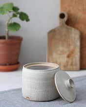 Load image into Gallery viewer, CARVED LIDDED POT #13