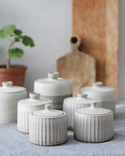 Load image into Gallery viewer, CARVED LIDDED POT #11