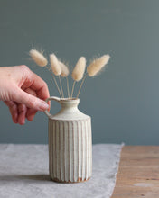 Load image into Gallery viewer, CARVED BOTTLE STEM VASE