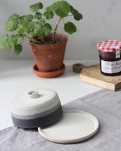 Load image into Gallery viewer, TOASTED CHARCOAL BUTTER DISH