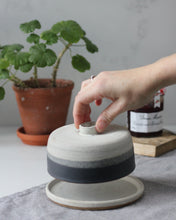 Load image into Gallery viewer, TOASTED CHARCOAL BUTTER DISH